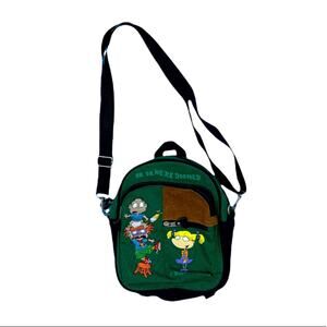 Vintage Nickelodeon Green Rugrats Embroidered Bag